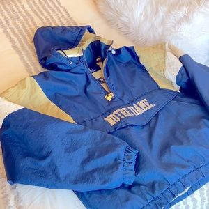 Vintage Notre Dame starter jacket